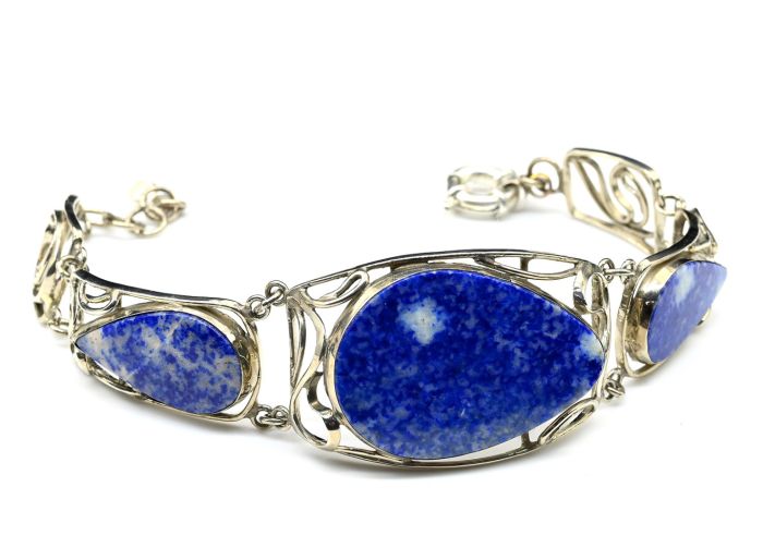 Lapis lazuli bracelet, 21cm.