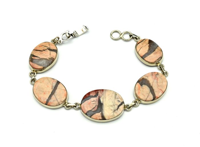 Jasper bracelet, 19.5cm