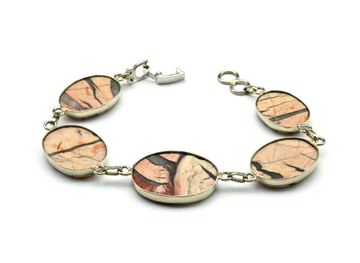 Jasper bracelet, 19.5cm