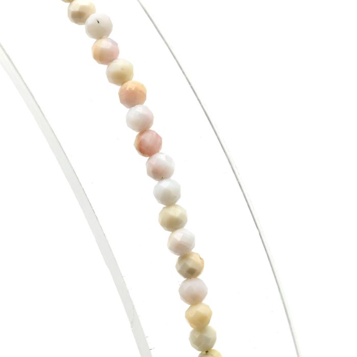 Pink opal bracelet ball gr.2mm, 17cm