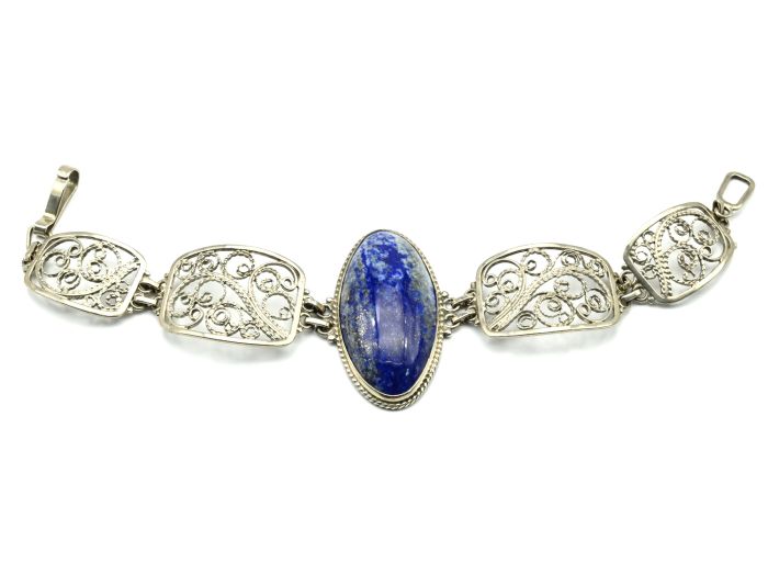 Lapis lazuli bracelet, 20cm.