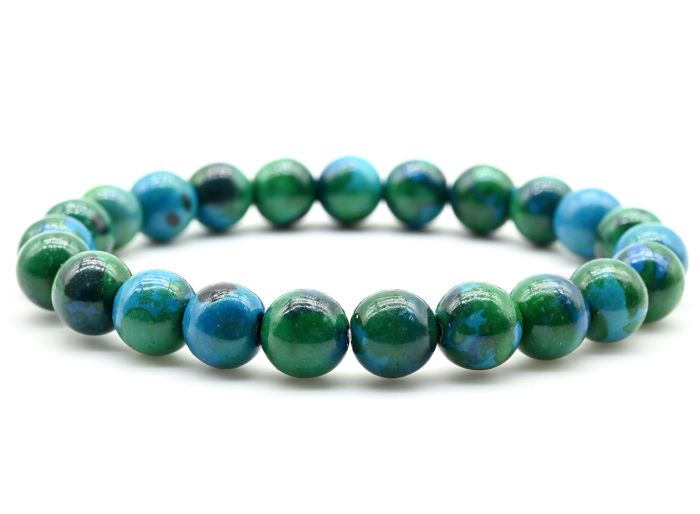 8mm Chrysocolla bead Bracelet