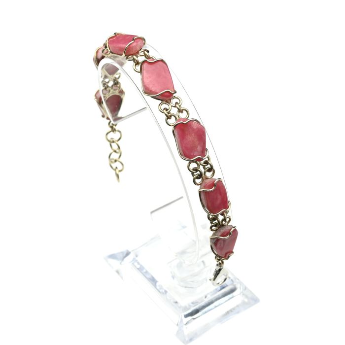 Bracelet made of rhodonite "Orletz", 17.5cm.