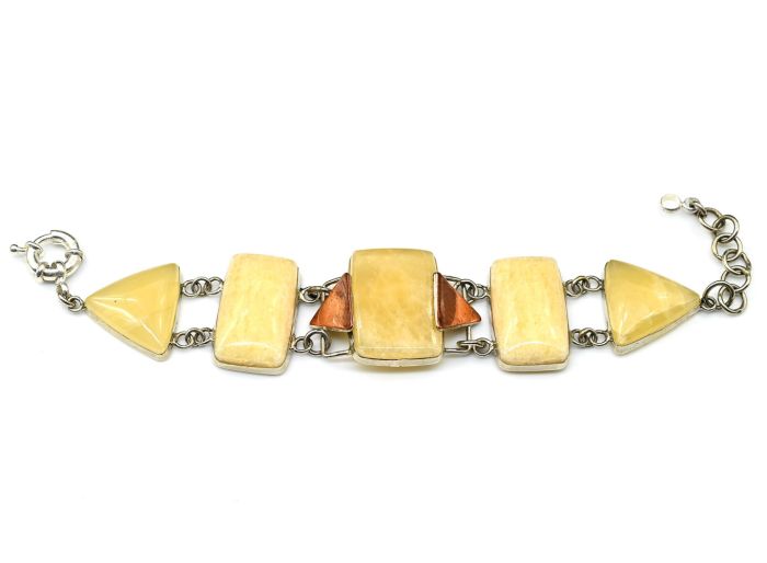 Calcite bracelet, 17cm.